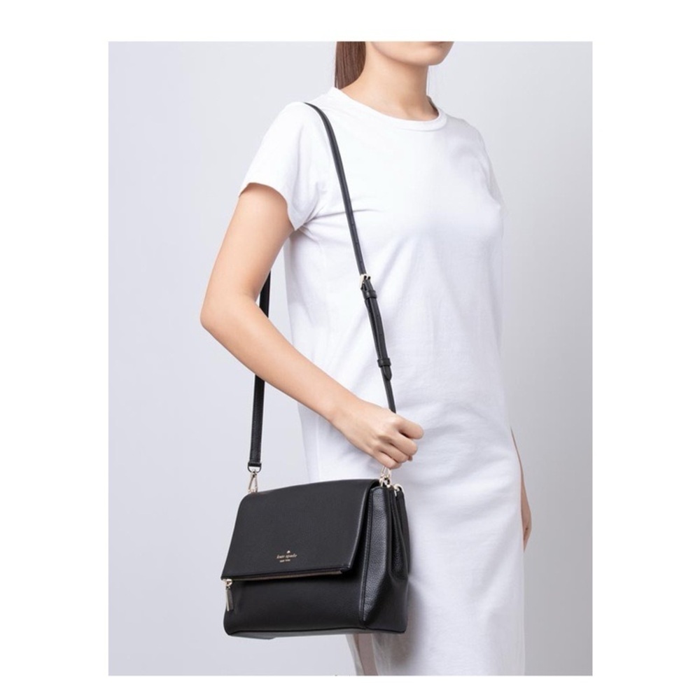 Kate Spade Black Leather Crossbody Bag